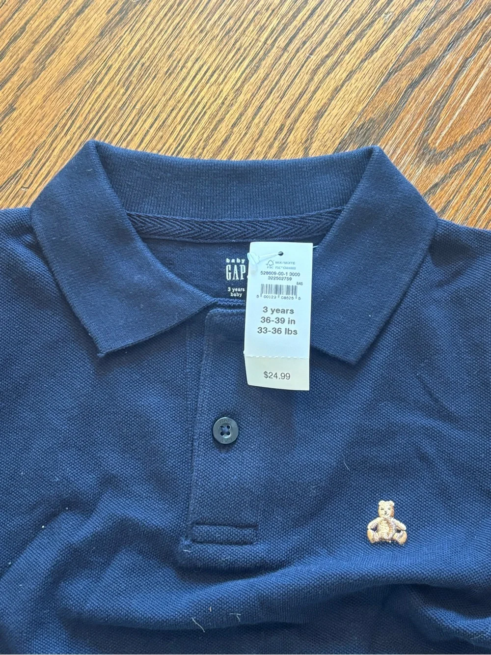 GAP Boys Polo Set in Navy & White